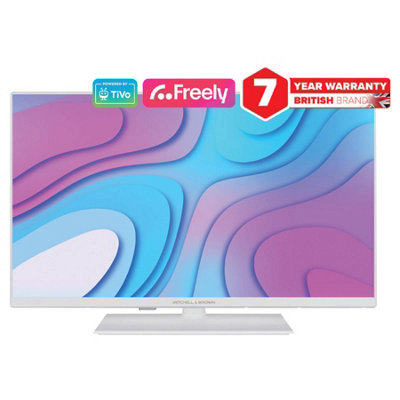 Mitchell Brown 32-Inch Full Hd Freely Tivo Smart Led Tv - White - Image 4
