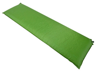 Andes 10Cm Single Self Inflating Camping Mat Mattress Camp BedOlive from B&Q