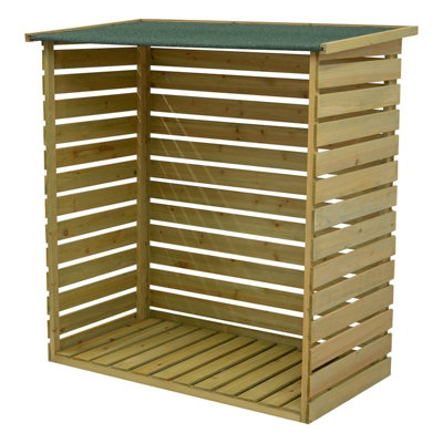 Woodside Wooden Log Shed Store from B&Q