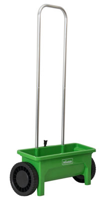 Woodside 12L Garden Lawn Seed/fertiliser Spreader Grass Weed Feed Salt Gritter