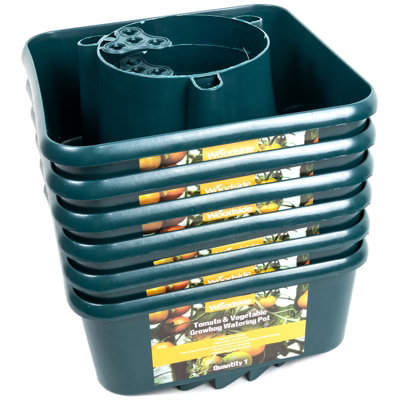 Woodside Tomato & Vegetable Growbag Watering Pots (Pack Of 6) from B&Q