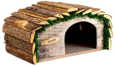 Woodside Hedgehog House & Hibernation ShelterPredator Proof Outdoor Habitat from B&Q