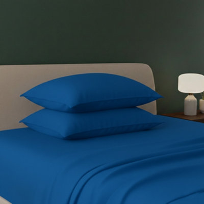  - Flannelette Pillowcases Soft Brushed Pillow Covers Warmth And Comfort Teal