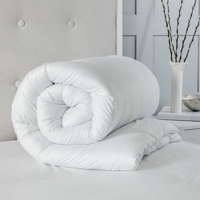 Winter 13.5 Tog Microfibre Soft Like Down Duvet With Non Allergenic Hollowfibre Filling from B&Q