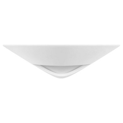 Long Life Lamps Company Modern Half Round Moon White Ceramic Contemporary Indoor Wall Light Lamp B811 M0045 from B&Q