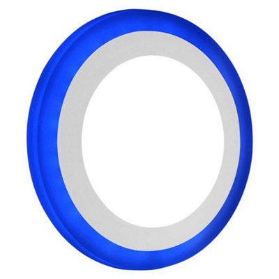Long Life Lamps Company 12W Recessed Ceiling Led Round Ring Panel Blue from B&Q
