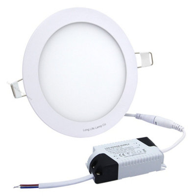 Long Life Lamps Company 12W Led Round Ceiling Panel Warm White from B&Q