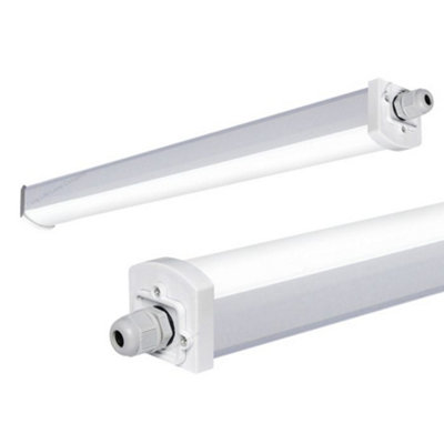 Long Life Lamps Company 18W 2Ft Led Ceiling Batten Ip66 6000K from B&Q