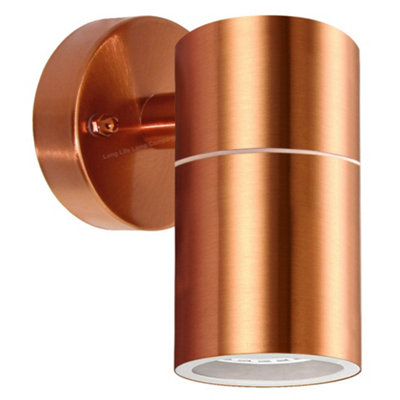 Long Life Lamps Company Modern Outdoor Wall Light Copper Finish Ip65 Zlc098C from B&Q