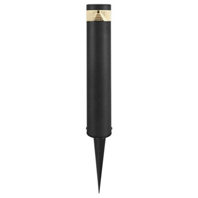 Long Life Lamps Company 3W Black Led Bollard Post Ground Spike Light Warm White Zlc302Ww from B&Q