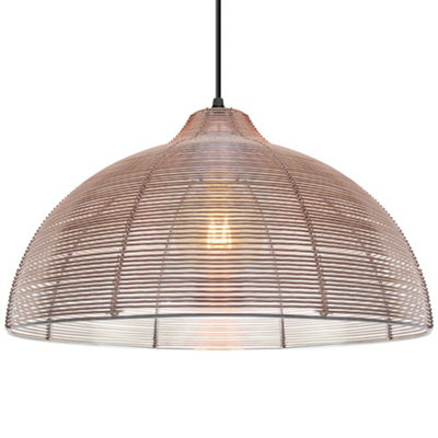 B&Q -  Modern Copper Cage Ceiling Pendant Light M0182