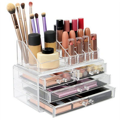 Pukkr Cosmetic Makeup & Jewellery Organiser from B&Q