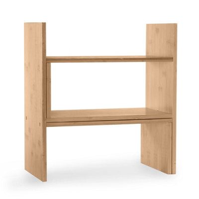 Multipurpose Desk Storage Organiser Bamboo from B&Q