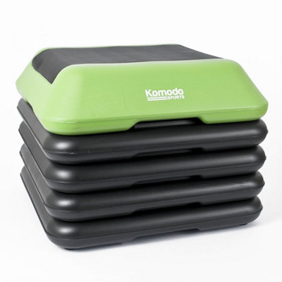 Komodo 5 Level Aerobic Stepper - Green - Green - Image 3