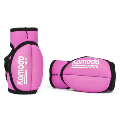 Komodo Pink 2Kg (2 X 1Kg) Weighted Gloves from B&Q