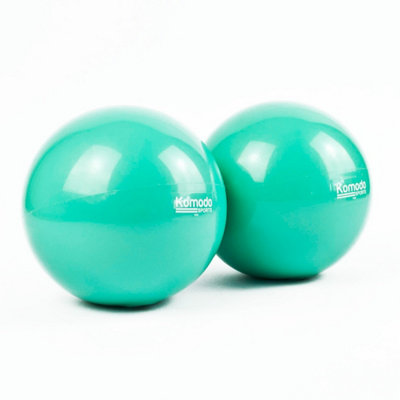 Komodo Green Weighted Toning Balls2X 0.5Kg from B&Q