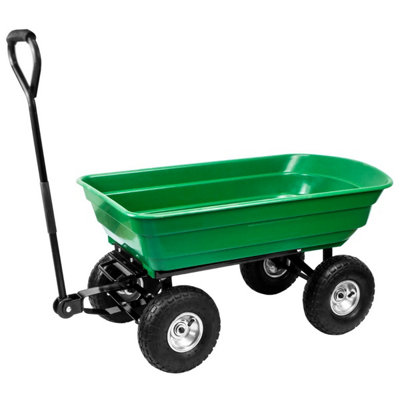 Komodo Green Garden Dump Trolley - Green - Image 4