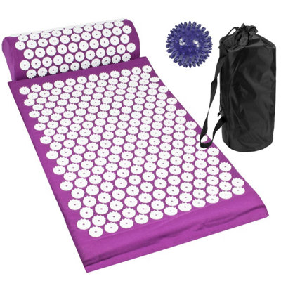 Komodo Acupressure MatPillow And Ball SetPurple from B&Q
