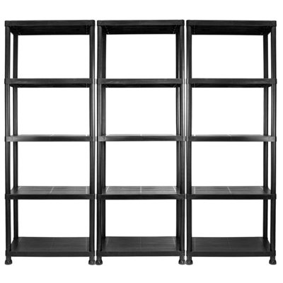 Tekbox Set Of 3X 5 Tier Garage Storage Shelves from B&Q