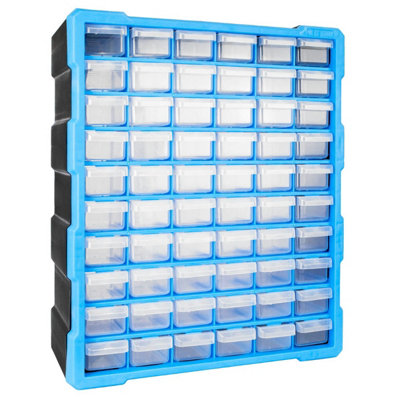 Tekbox Diy Storage Organiser Unit With 60 Drawers from B&Q