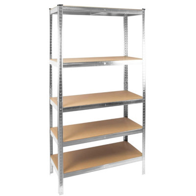 B&Q -  Boltless Garage Silver Shelving Rack