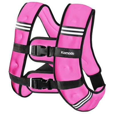Komodo Pink Neoprene Weighted Vest15Kg from B&Q