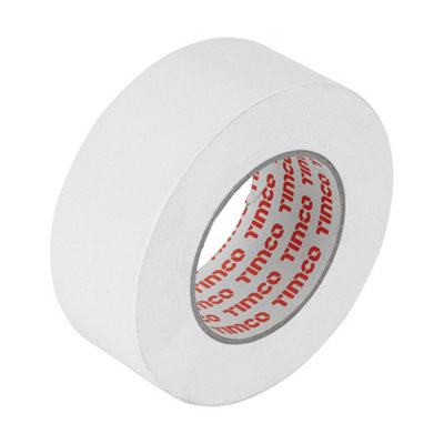 Timco White Heavy Duty Cloth Tape - X 50Mm 50M