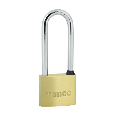 TimcoBrass Padlock Long Shackle (Size 40mm1 Each) from B&Q