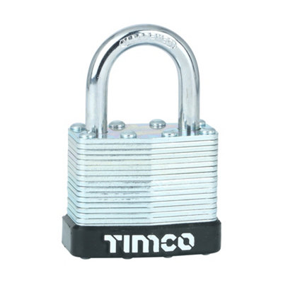 TimcoLaminated Padlock (Size 40mm1 Each) from B&Q