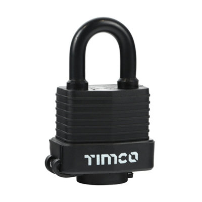 TimcoWeatherproof Padlock (Size 40mm1 Each) from B&Q