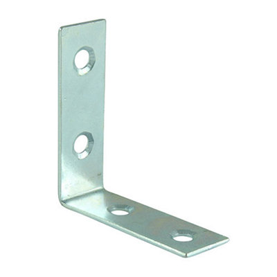 TimcoCorner BracesZinc (Size 25 X 25 X 164 Pieces) from B&Q