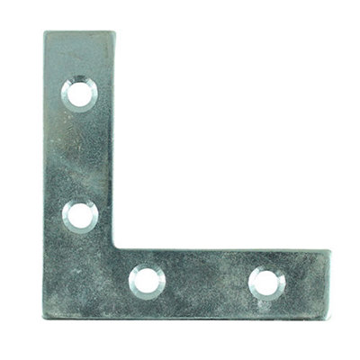 TimcoCorner PlatesZinc (Size 75 X 75 X 164 Pieces) from B&Q