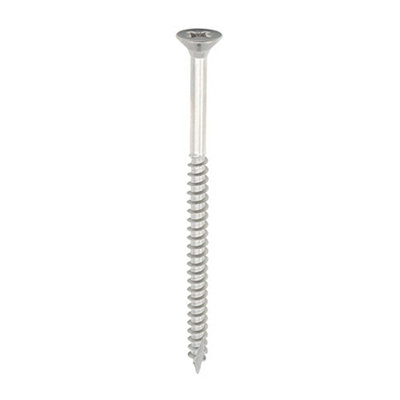Timco Classic Multi-Purpose Countersunk A2 Stainless Steel Woodcrews - 6.0 X 130 (100Pcs) Green