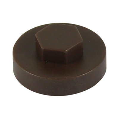 TimcoHex Head Screw CoversBrown (Size 19mm1000 Pieces) from B&Q