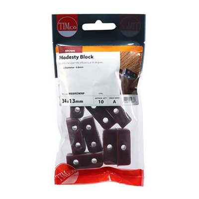 TIMCO Knock Down Blocks Brown - 35 x 25 x 12 | Pack of 4 - Image 7