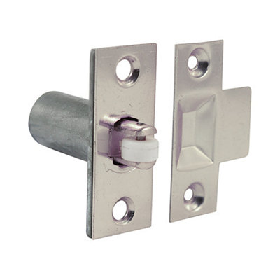 Timco Adjustable Roller Catch Nickel39 X 59 from B&Q