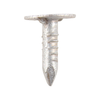 B&Q -  Extra Large Head Clout Nails Galvanised40 X 3.00
