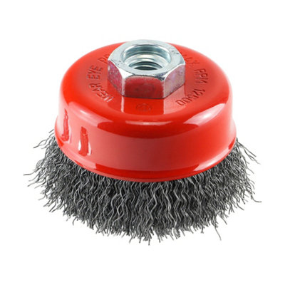 Timco Angle Grinder Cup Brush Crimped Steel Wire75mm from B&Q