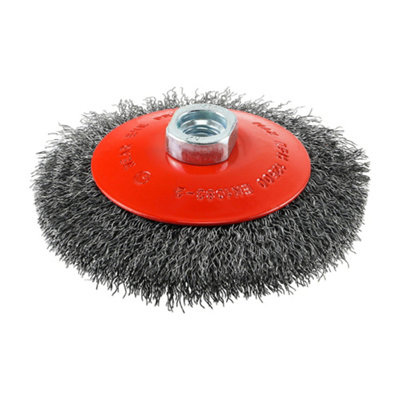 Timco Angle Grinder Bevel Brush Crimped Steel Wire115mm from B&Q