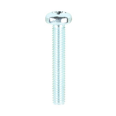 Timco Machine Pan Head Silver ScrewsM4 X 25 from B&Q