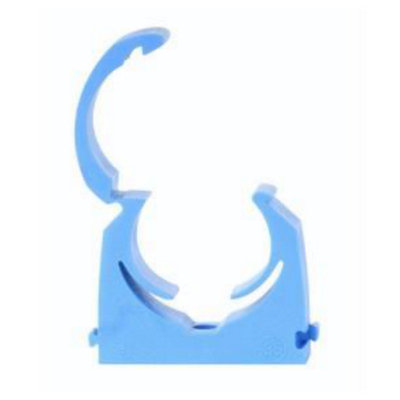 Mdpe Hinged Pipe Clips Blue Easy Insallation Plumbing 20mm 10 Pack from B&Q