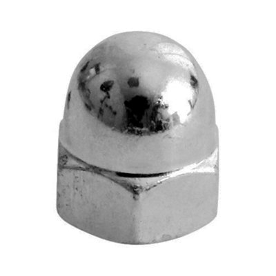 Timco Hex Dome Nuts Din1587 A2 Stainless SteelM12 from B&Q