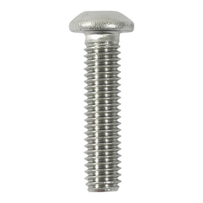 TimcoSocket ScrewsButtonA2 Stainless Steel (Size M6 X 2010 Pieces)