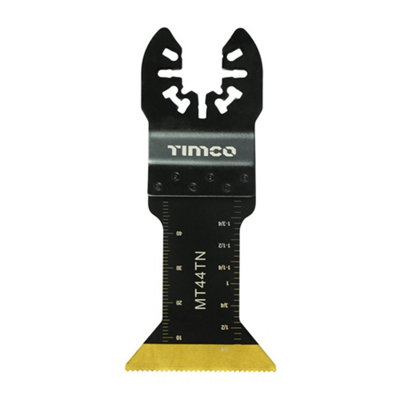 Timco Multi-Tool Fine Cut Blade For Wood/metal Titanium Coated Bi-Metal44mm from B&Q