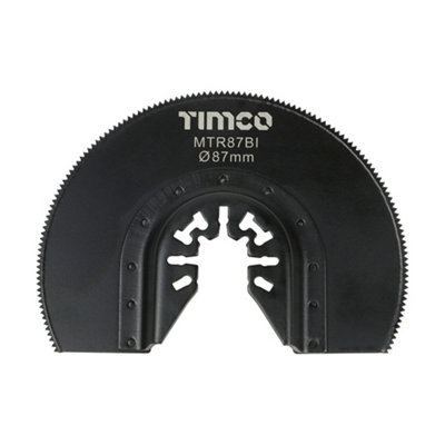 Timco Multi-Tool Radial Blade For Wood / Metal Bi-MetalDia. 87mm from B&Q