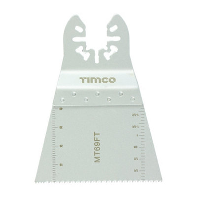 Timco Multi-Tool Fine Cut Blade For Wood Carbon Steel69mm from B&Q