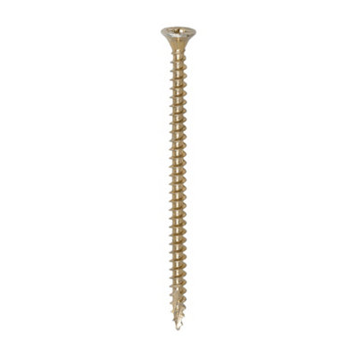 Timco C2 Strong-Fix Multi-Purpose Premium Countersunk Woodscrews - 4.0 X 70 (500Pcs) Gold