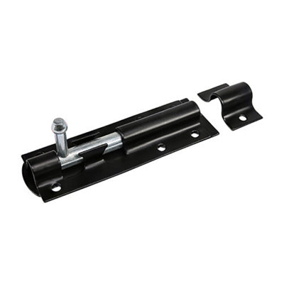Timco Straight Tower Bolt Black6" from B&Q