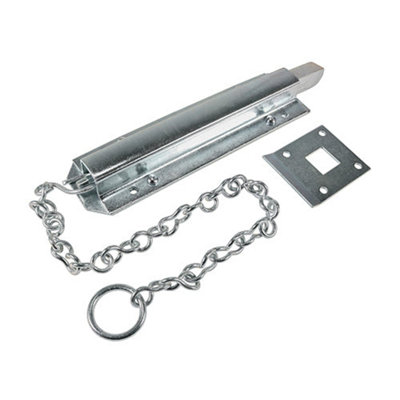 Timco Spring Chain Bolt - 18" Silver