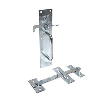 Timco Suffolk Latch Medium Duty Silver205 X 45mm from B&Q